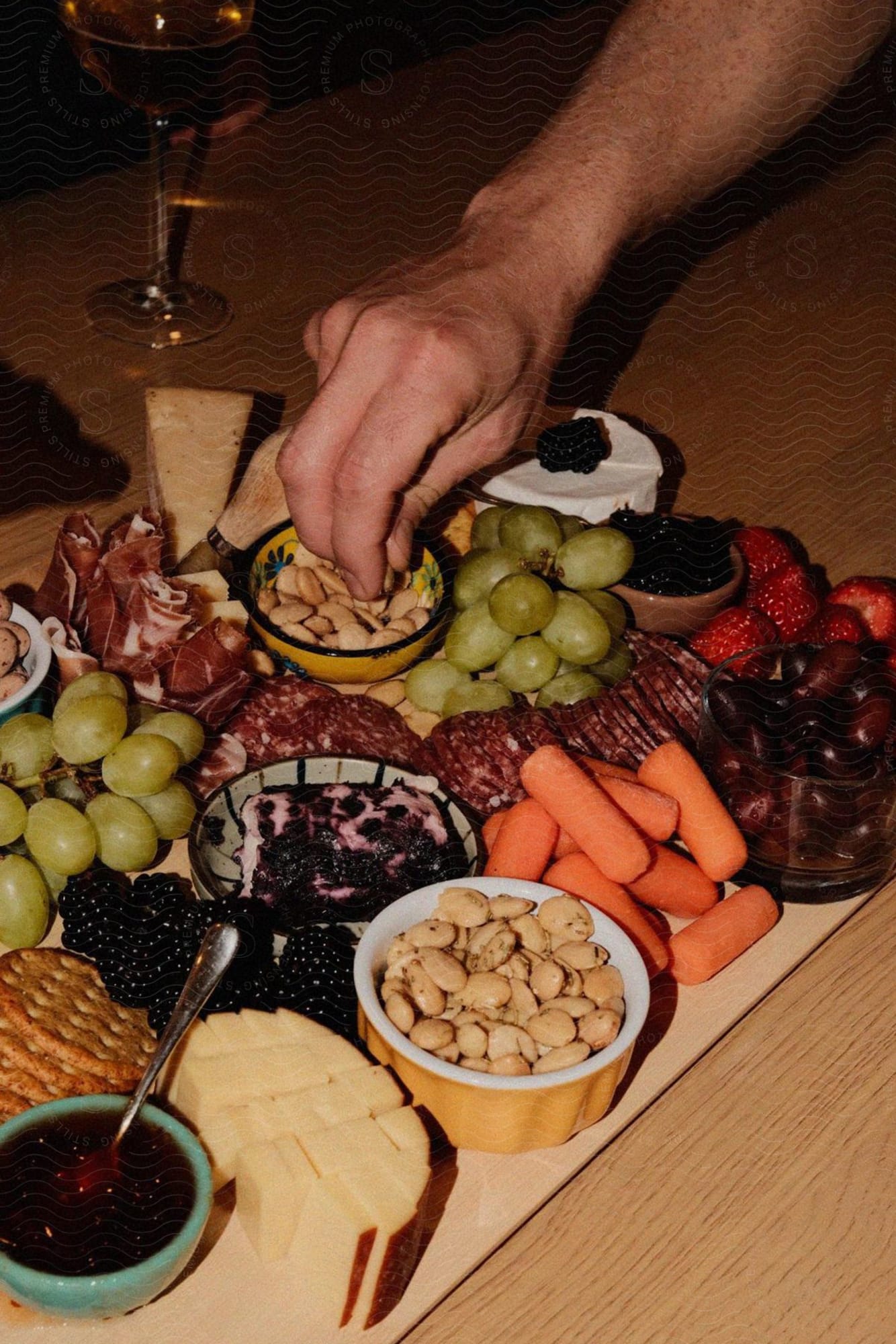 Charcuterie and cheese